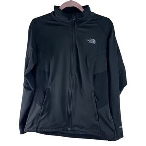 The North Face Womens Windstopper Black Full Zip Jacket Large